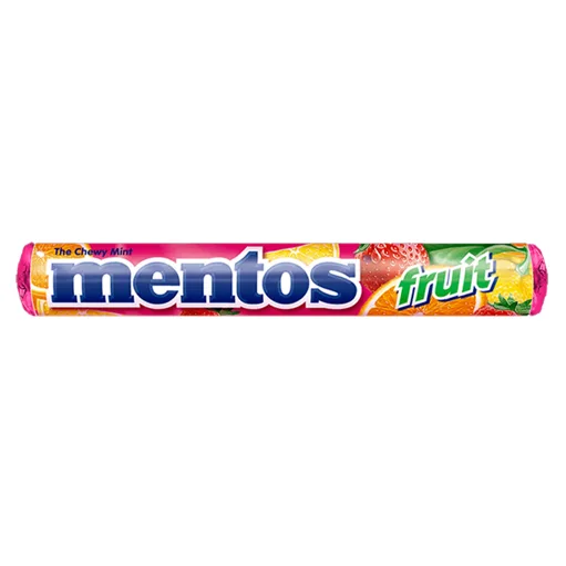 Bombone Mentos Fruit 38 g Fundy