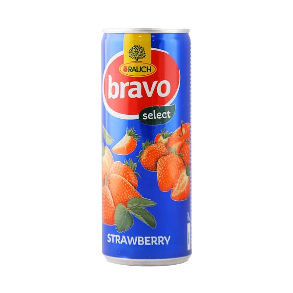 0,25 l Bravo Sok >50%-Jagoda