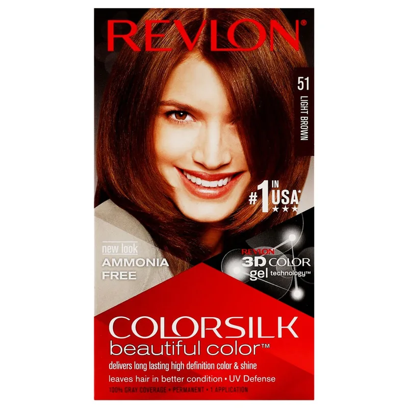 Farba Colorsilk 3d Light Brown 51 Revlon
