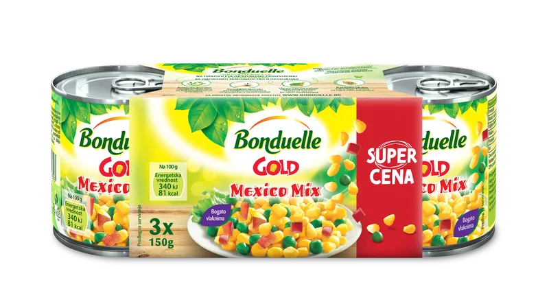 Mexico Mix Bonduelle 3x150 g Lim.