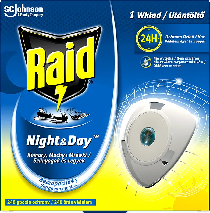 Insekticid Raid Night&day Baza 120 g