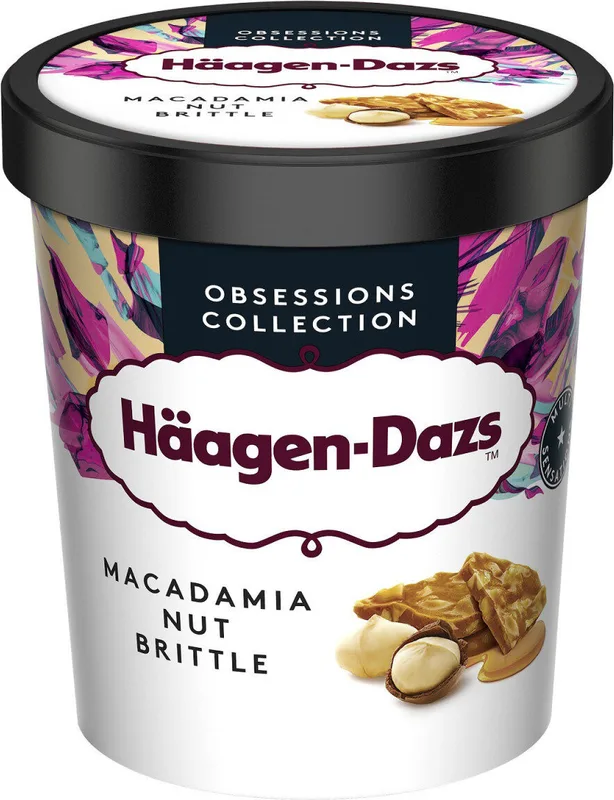 Sladoled Haagen Dasz Macadamia Nut Brittle 400 g