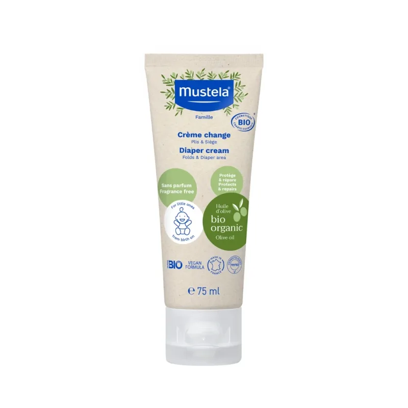 Mustela BioOrganic Krema za pelensku regiju, 75 ml