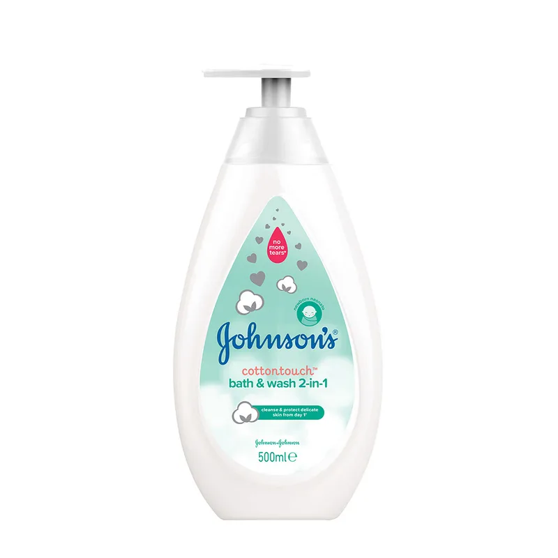 Kupka Baby J&j Cottontouc 2u1 500 ml