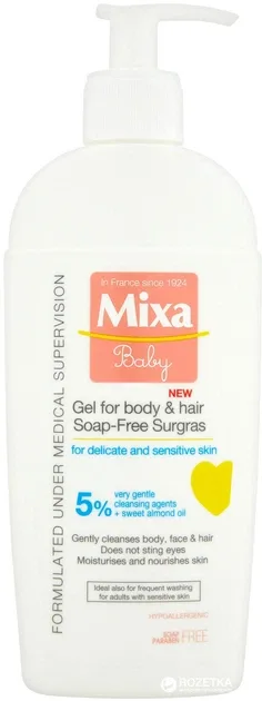 Mixa Baby Gel 2u1 Pum.250