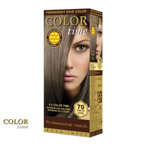 Farba za kosu COLOR TIME 70 tamna pepeljasta