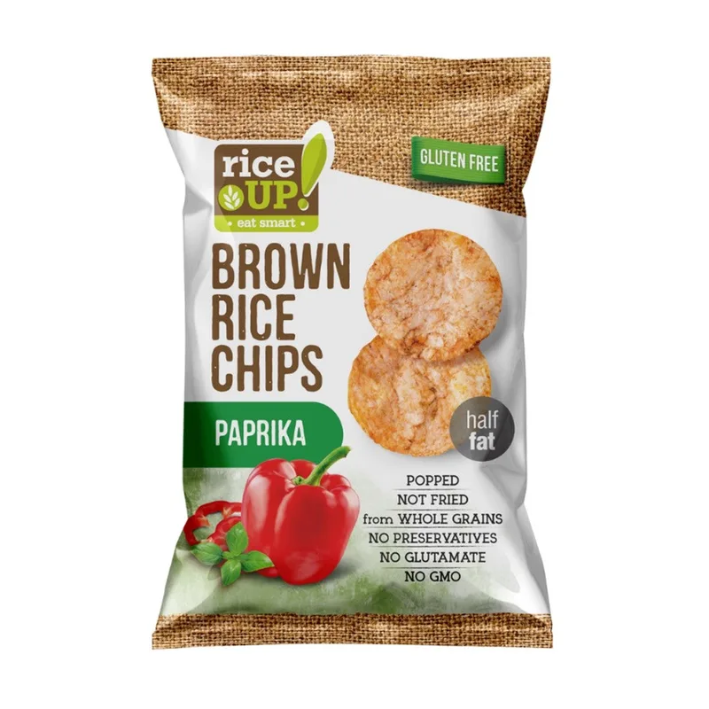 Čips Pirinčani Braon Paprika Rice Up 60 g