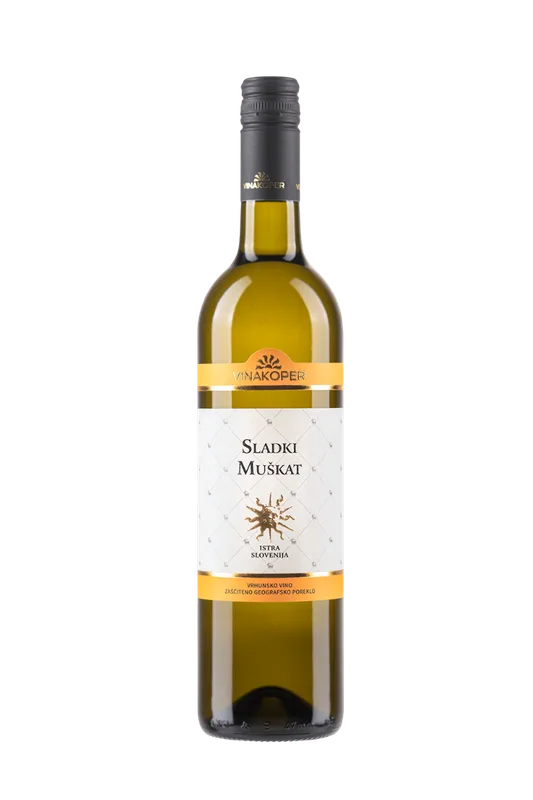 Vino Slatki Muškat 0,75 l Vinakoper