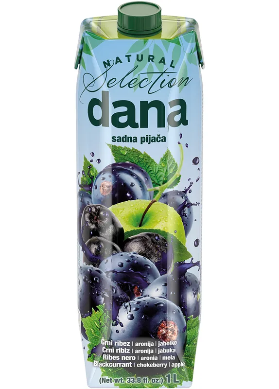 Voćni Napitak Dana Crna Ribizla Aronija Jabuka 1 l