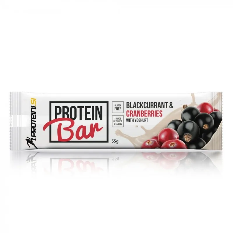 Bar Protein Blackcurrant&cranber Proteini.si 55 g