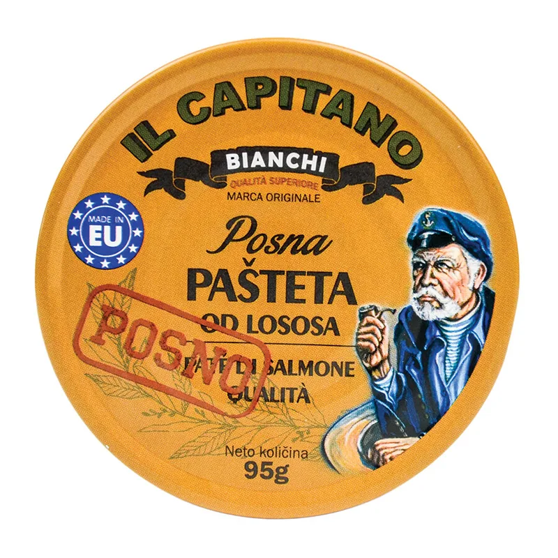 Pasteta Losos Posna Il Capitano 95 g