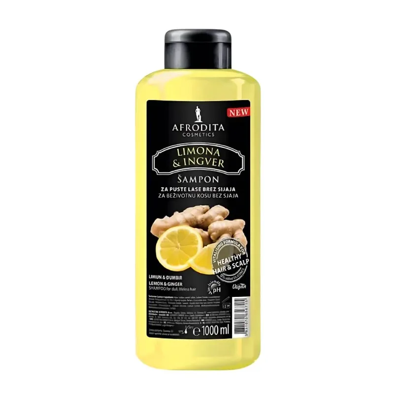 Šampon Za Kosu Lemon&ginger Afrodita 1 l