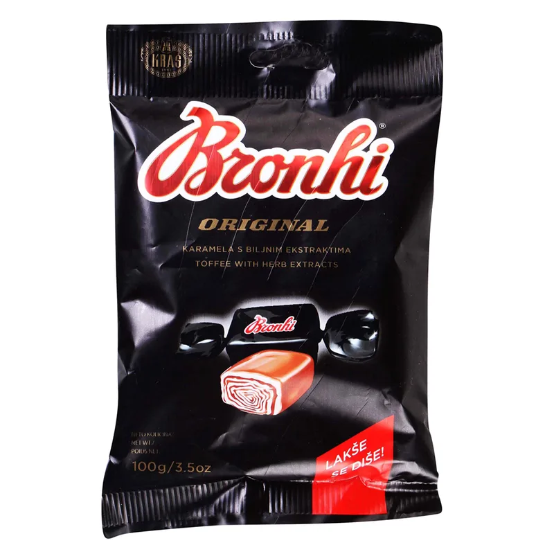 Bom Tvrde Bronhi Original 100 g