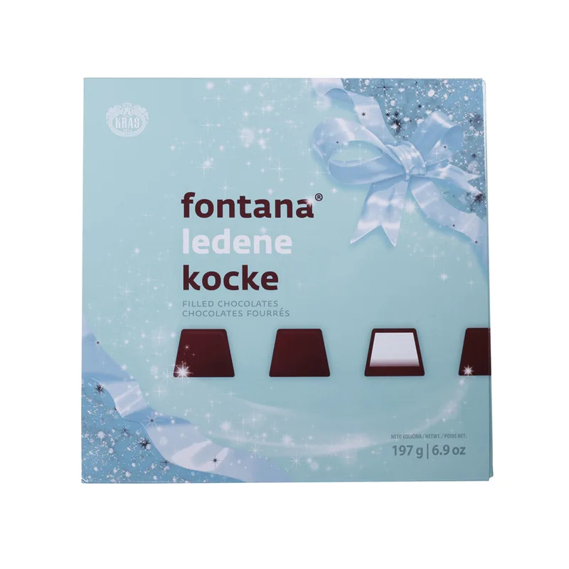 Bombonjera Led Kocke Font 194 g Kraš
