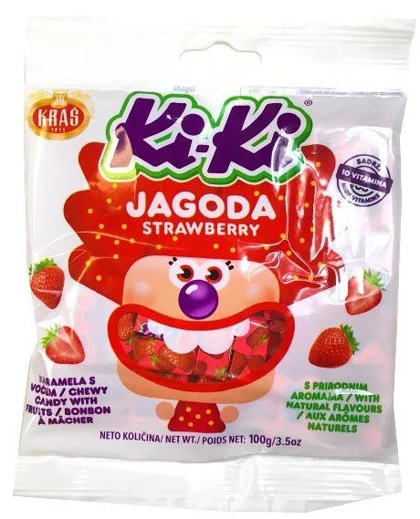Bombone Kiki Jagoda 100 g Kraš