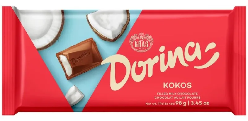 Cokolada Dorina Kokos 98 g
