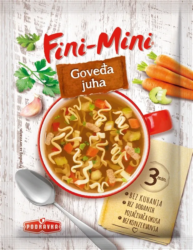Supa Instant Fini-Mini Goveđa Podravka 18 g