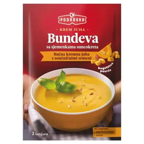 Supa Bundeva Seme Suncok 72 g Podrav