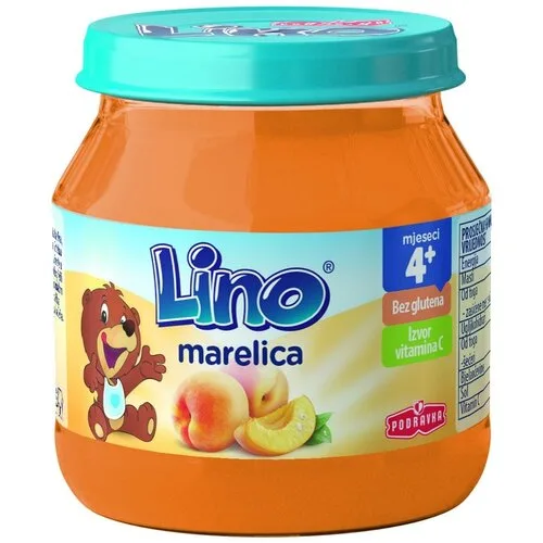 Lino Kašica 130 g Kajsija Za Decu Bez Glutena