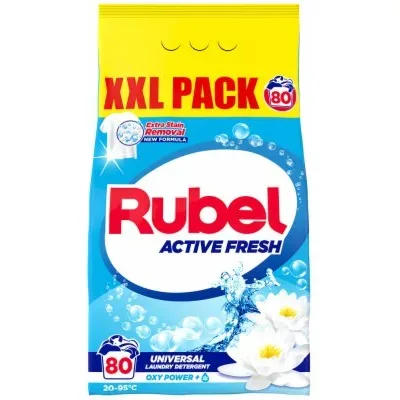 Deterdžent Za Veš Active Fresh 80pr Rubel 6 kg