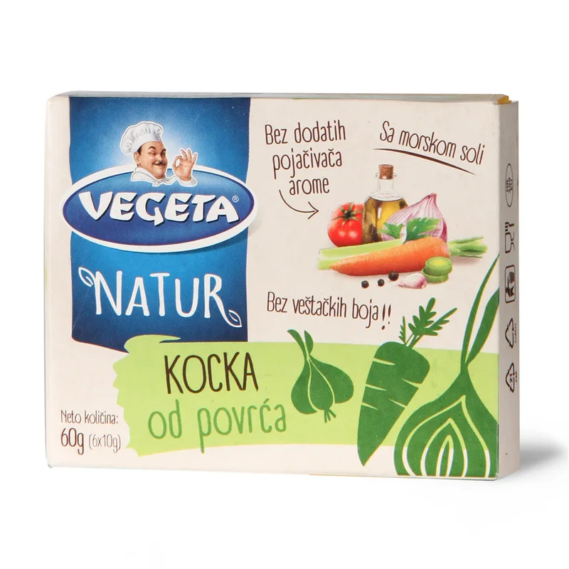 Povrcna kocka Vegeta natur 60 g