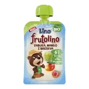 Hrana Dečija Frutolino Bio Jab.man.i Bresk.pouch 100gr Podravka