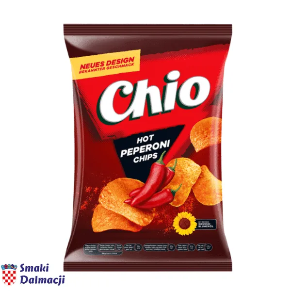 Čips Chio Hot Pepperoni 130 g