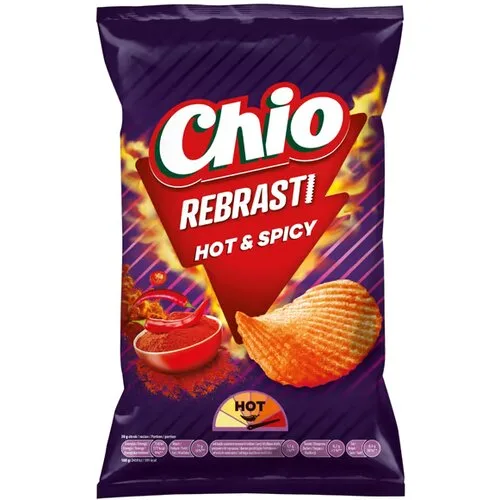 Čips Chio Rebrasti Hot&spicy 80 g