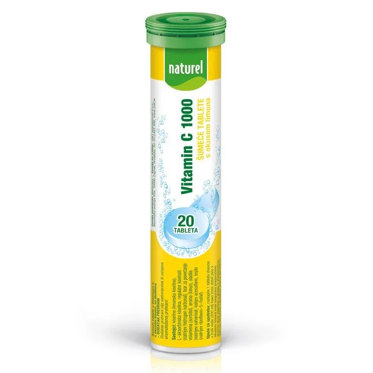 Šumeće Tablete Naturel Vit.c 1000mg Sa Zaslađ. 80 g