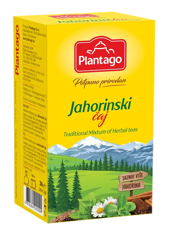 Čaj Jahorinski 36 g Plantago