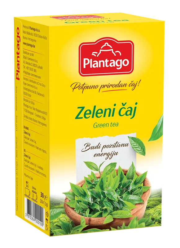 Čaj Zeleni Plantago 30 g