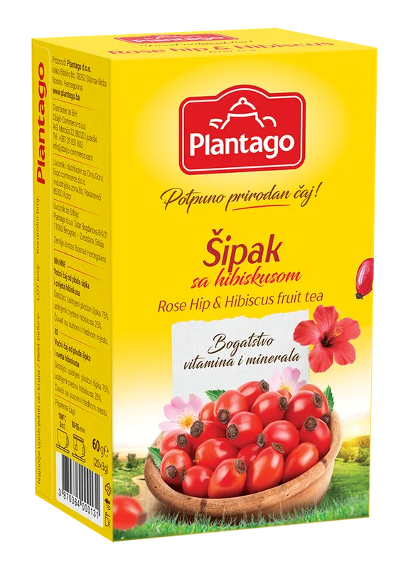 Čaj Šipak Plantago 60 g