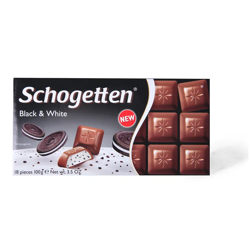 Cokolada black&white Schogetten100 g