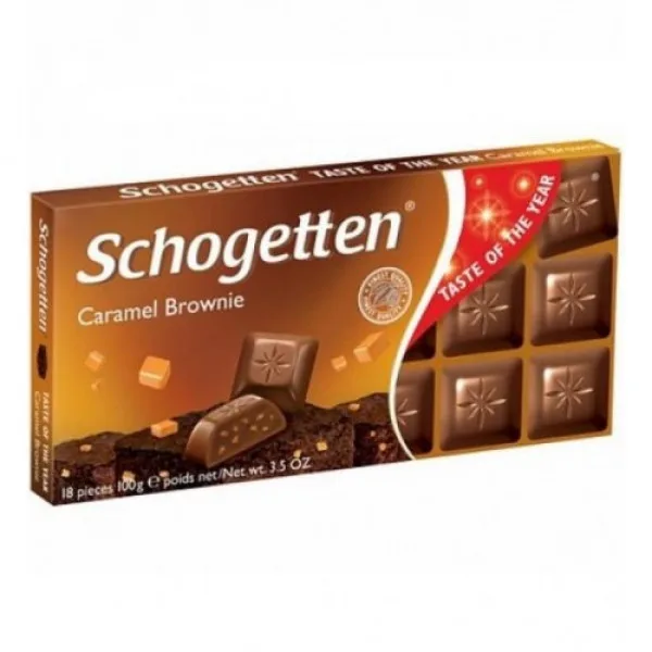 Čokolada Schogetten Caramel Brownie 100 g