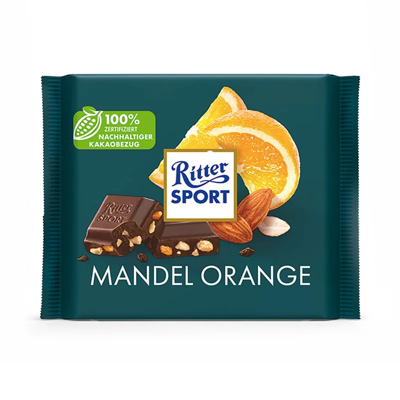 Čokolada Crna Badem & Narandža 100gr Ritter Sport