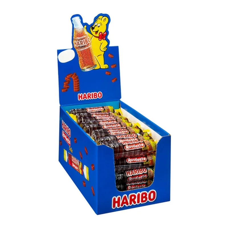 Bombone Haribo Cola Rollen 25 g