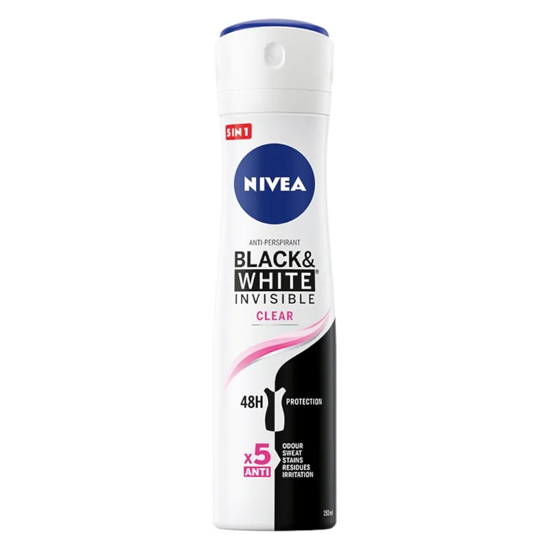 Dezodorans Nivea 150 ml Blackwhite Invisibleclear 82237 B