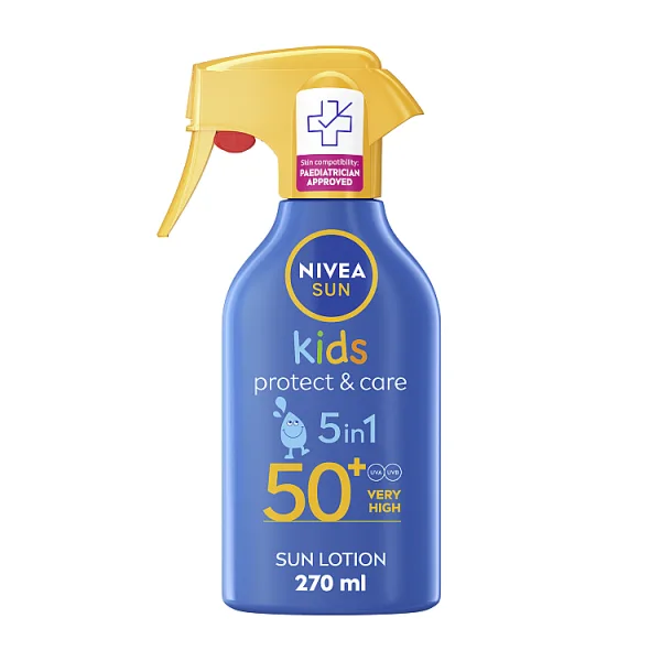 Sprej Sun Kids Protect&caresa Spf50+ Nivea 270 ml