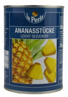 Ananas La Perla kocka 580 g