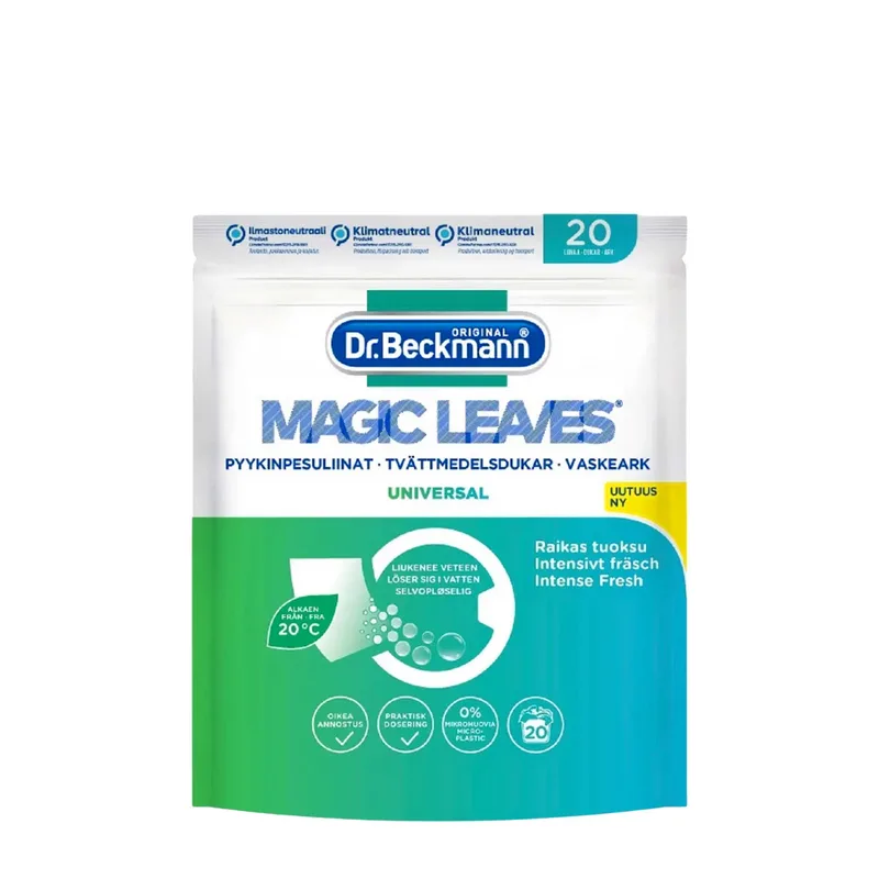 Deterdžent Za Pranje Veša U Listićima Universal Magic Leaves 20/1 Dr Beckman