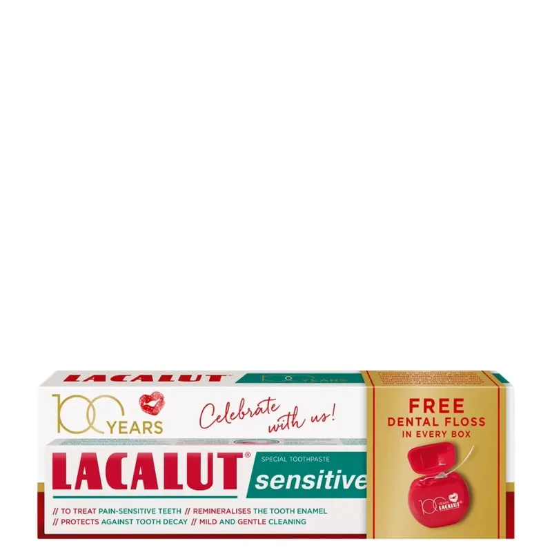 75 ml Lacalut Pasta Sens.+konac