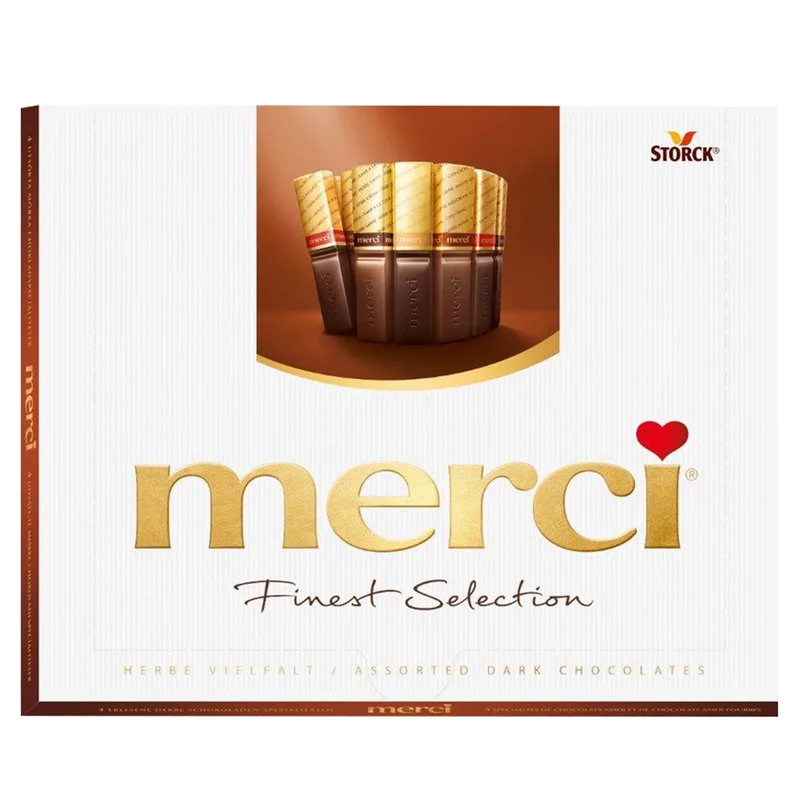 Bombonjera Merci Dark 250 g Storck