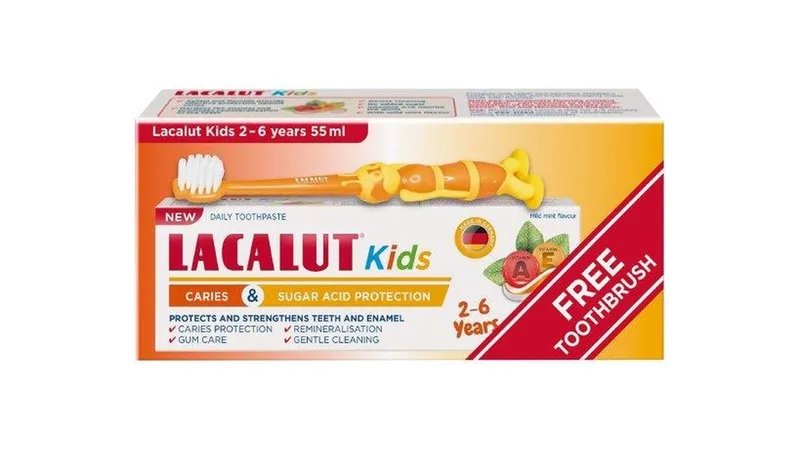 Pasta Za Zube Dečija 2-6 Lacalut 55 ml + Četkica