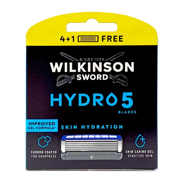 Ulošci Za Brijače Hydro5 4+1 Wilkin
