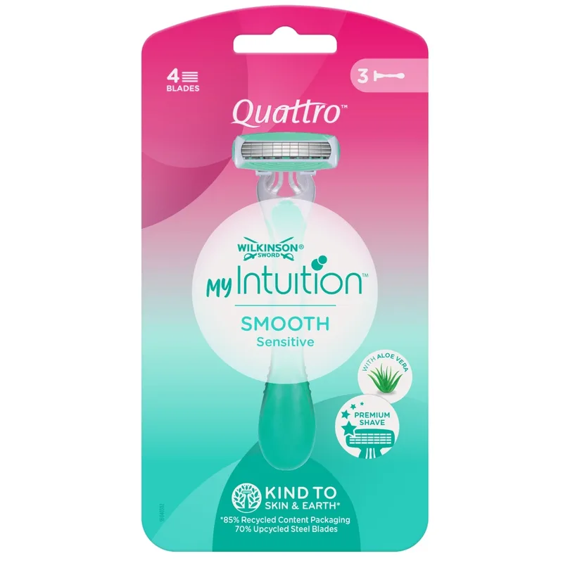 Brijač Ženski Quatro Beauty Wilkinson 3/1
