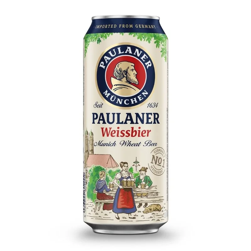 Pivo Psenicno Paulaner Limenka 0,5 l