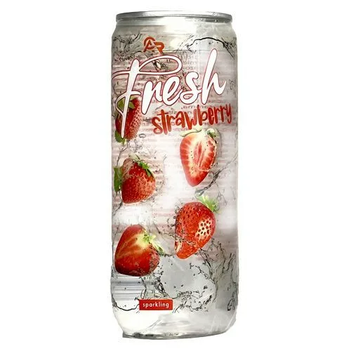 Fresh, gazirano bezalkoholno piće sa ukusom jagode, 330 ml