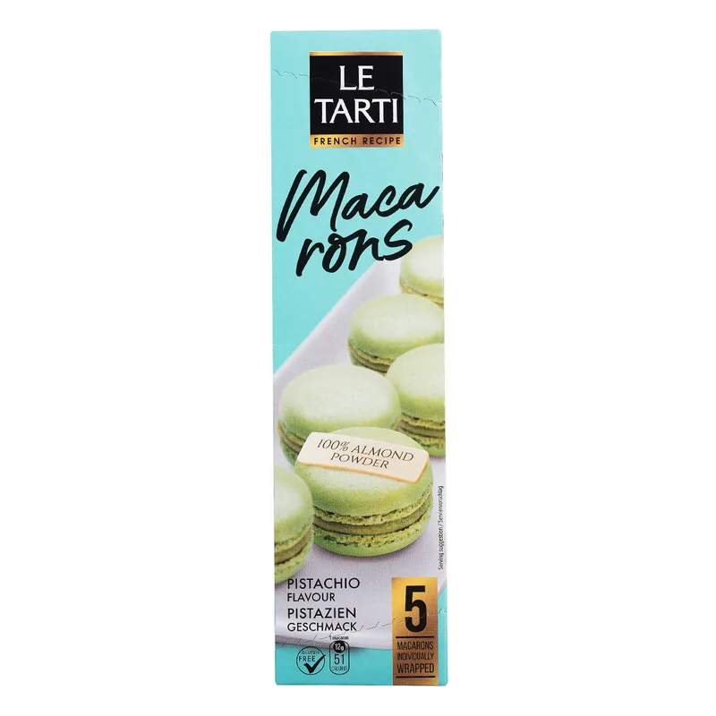 Biskvit Makarons Pistaći 60 g Le Tar