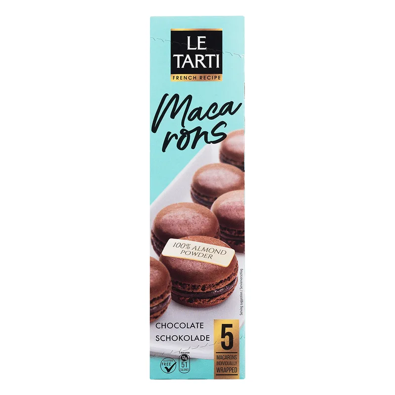 Biskvit Makarons Čok 60 g Le Tarti