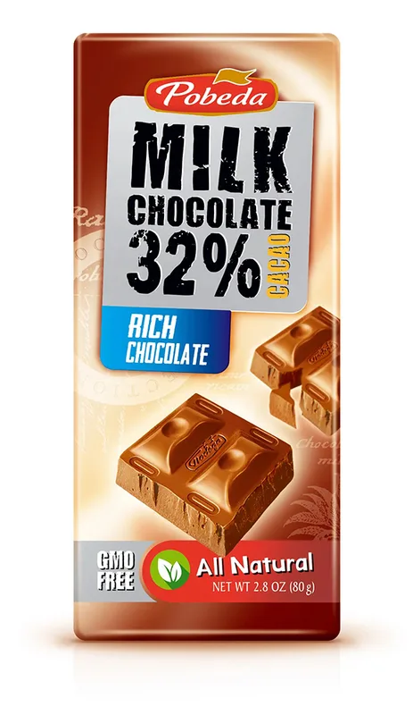 Čokolada Mlečna Pobeda 80 g